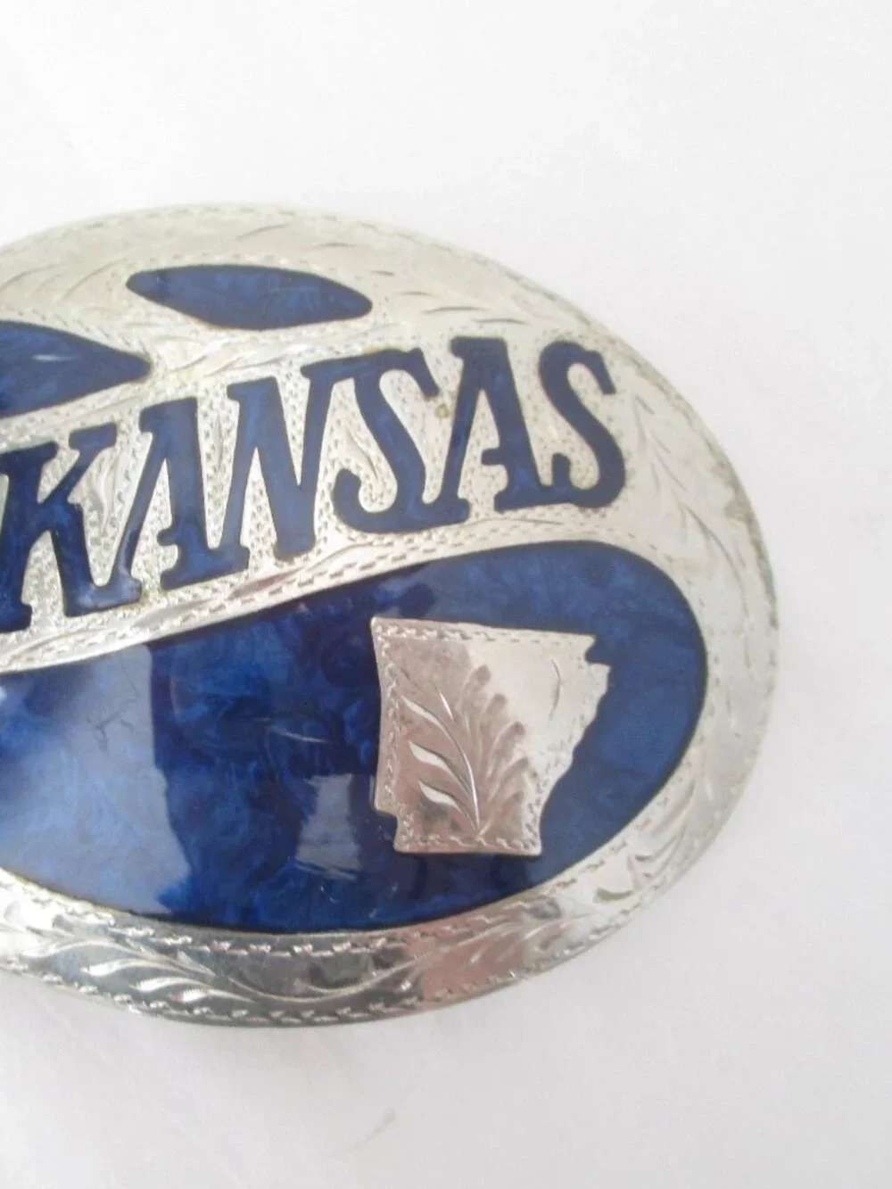 ADM Arkanasas Award Design Metals Silversmith Collection Hand Engraved Vintage